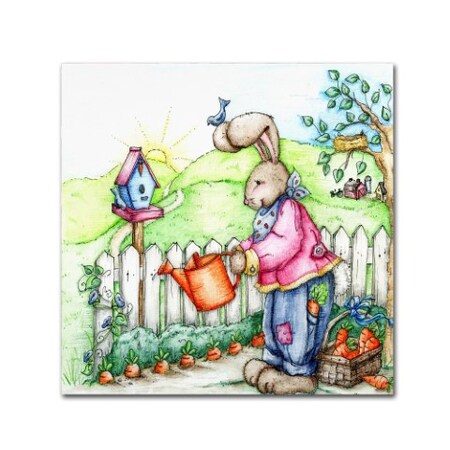 Trademark Fine Art Maureen Lisa Costello 'Carrot Creek' Canvas Art, 35x35 ALI12318-C3535GG